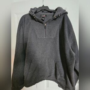 Croft & Barrow Men's Charcoal Zip-Up Sweater